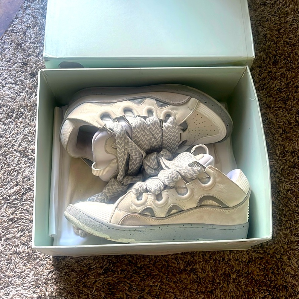 Lanvin curb white and grey